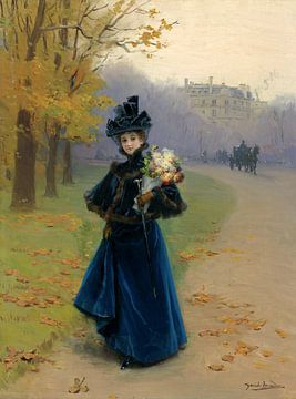 Daniel Hernandez,Femme au bois de Boulogne, 1885