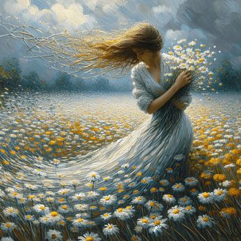 impressionnisme nr1 "collection de marguerites&quot ;