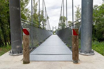 fietsbrug over de Rhone van Mel van Schayk