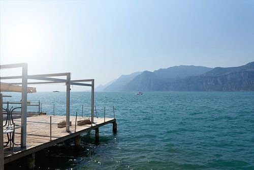 Lake Garda near Malcesine by Heiko Kueverling