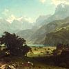 Albert Bierstadt. Lac de Lucerne