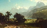 Albert Bierstadt. Lake Lucerne van 1000 Schilderijen thumbnail