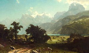 Albert Bierstadt. Lake Lucerne