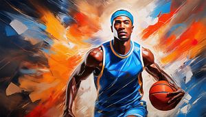 Basketballspiel mit Männern
