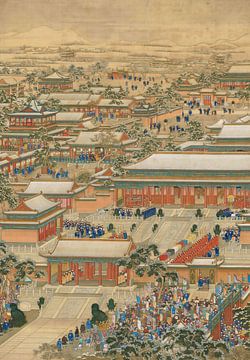 Chinese Paintings,Luchtfoto van de Verboden Stad