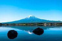 Mount Fuji vanaf lake Kawaguchiko