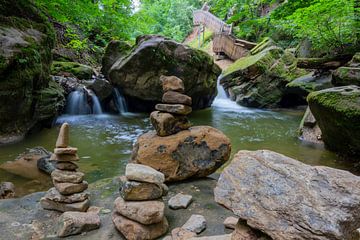 Chute d'eau de Mullerthal sur John Ouds