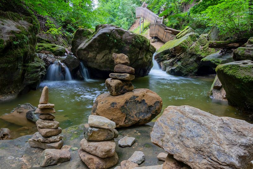 Mullerthal waterfall by John Ouds