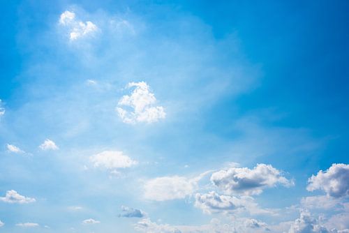 Blauwe zomerlucht