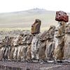 Ahu Tongariki Moai beelden op Paasleiland (Isla de Pascua), Chili, Oceanie van WorldWidePhotoWeb