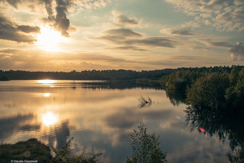 Fall evening in the Valley of the Kikbeek Spring by Claudia Giacomelli