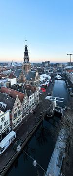 View of the Waag and the Mient in Alkmaar by Wietse de Graaf