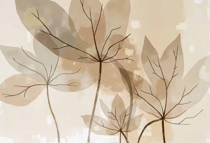 Abstracte Natuurlijke Harmonie. van AVC Art Studio