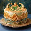 Eine kunstvoll gestaltete Torte von Patricia Hofmeester