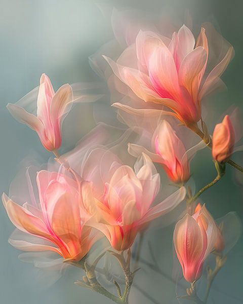 Verträumte Magnolienblüten von But First Framing