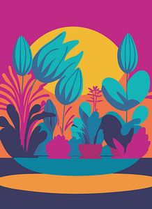 Plantes rétro