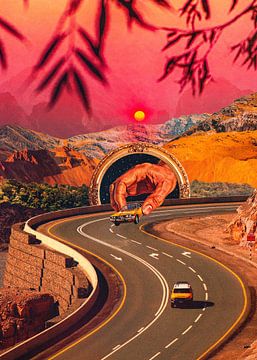 Pink Race - Buntes, lebendiges Autodesign