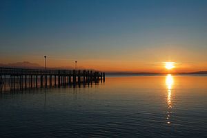 Sonnenuntergang am Chiemsee