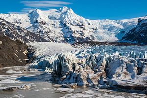 Svinafellsjökull gletsjer, IJsland van ViaMapia