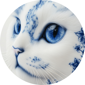 Delfts Blauwe Kat van Preet Lambon