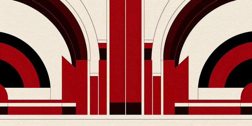 Art-Déco-Formen und -Farben von Whale & Sons