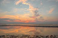 Sommerlicher Sonnenuntergang am Nordseestrand bei Bloemendaal von Sjoerd van der Wal Fotografie Miniaturansicht