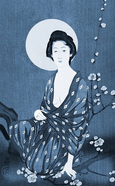 Japanese Midnight Blue par Marja van den Hurk