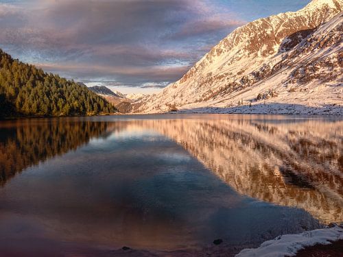 Obersee bij de Staller Sattel in de late herfst