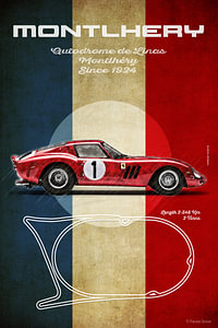 Ferrari 250GTO in Montlhery