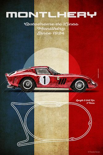 Ferrari 250GTO in Montlhery