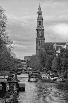 Thinking of Amsterdam I see the Old Wester by Peter Bartelings