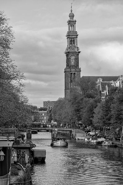 En pensant à Amsterdam, je vois le vieux Wester. par Peter Bartelings