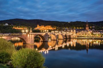 Le vieux pont de Heidelberg sur Michael Valjak