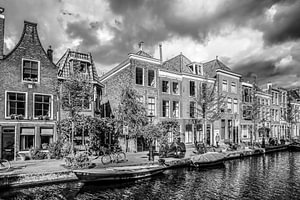 Alt-Rhein Leiden schwarz auf weiß