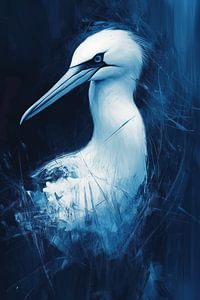 Blaue Stille Eleganz mit Tiefgang