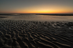 Zeichnungen am Strand