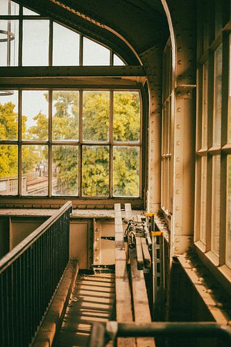 Rivets & Window Light – Berlin Station Interior