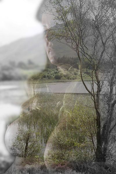 weiblicher Akt in der Natur von Cor Heijnen