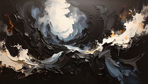 Detail van het schilderij als achtergrond