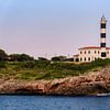 Leuchtturm von Portocolom auf der Insel Mallorca im Abendlicht von Sauerland-Fotos by Robin Deimel