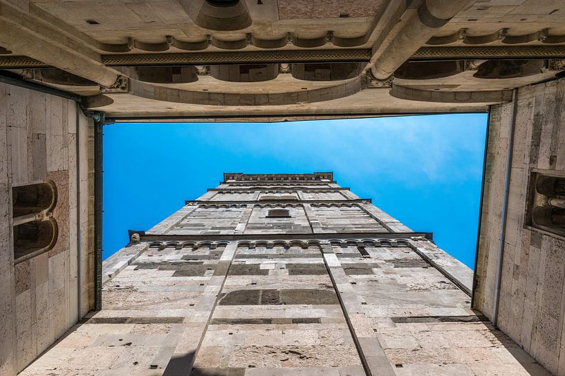 The cathedral of Modena see through upwards by Patrick Verhoef