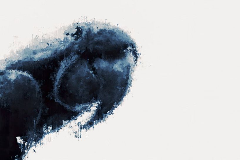 Lowkey Papagaai im stil 'Deep Blue' von Whale & Sons
