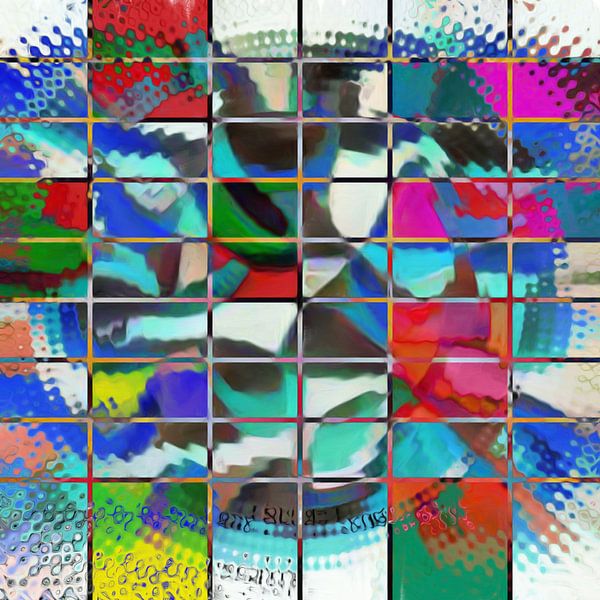 Abstract geometric shapes by Maurice Dawson
