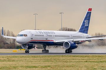 Luftfahrtgeschichte: US Airways Boeing 757-200. von Jaap van den Berg
