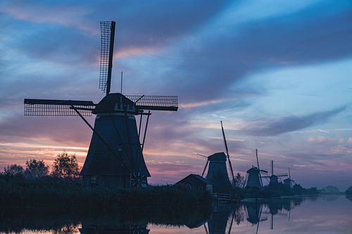 Zonsopkomst Werelderfgoed Kinderdijk 2