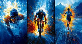 Power and Fire: Triathlon in Motion by Zeger Knops