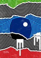 HUIL GESCHEURD PAPIER STIJL