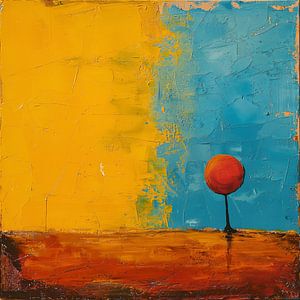 Levenslust abstract moderne kunst