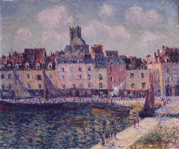 Gustave Loiseau, The Quai Duquesne in Dieppe by Atelier Liesjes