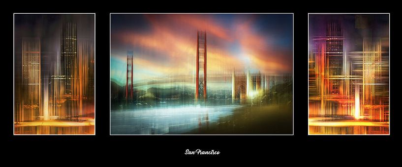 San Francisco abstrakt von Dieter Walther